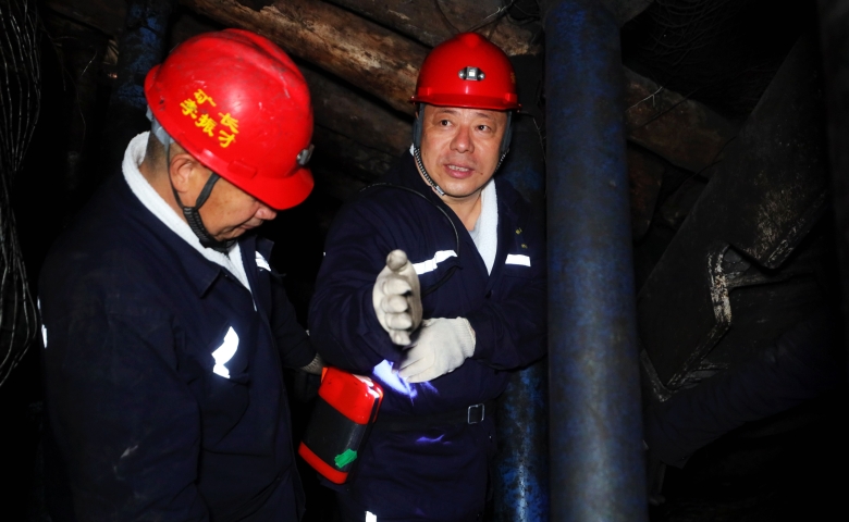 张秉德到新陆矿调研检查工作